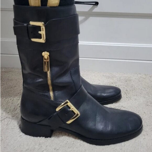 Michael Kors Gansevoort leather ankle boots size US 7.5 - Picture 2 of 7